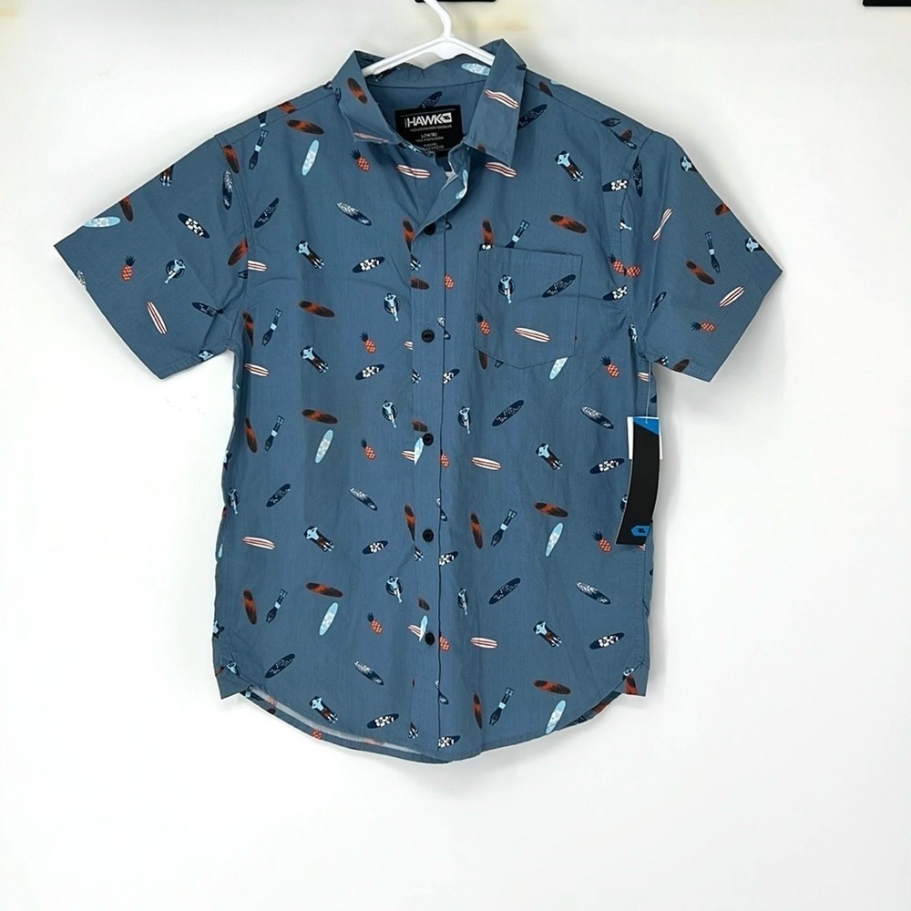 Tony Hawk NWT boys large button down shirt